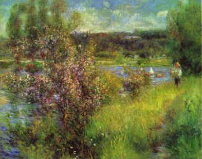 Pierre Renoir The Seine at Chatou China oil painting art